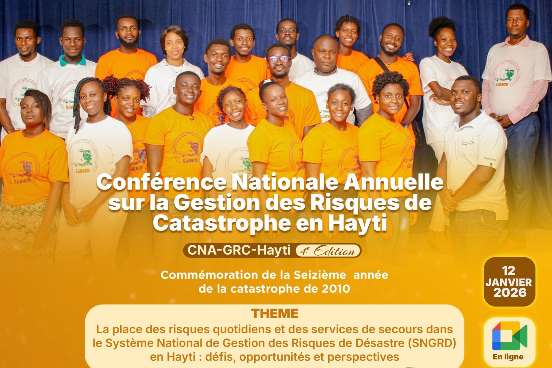 Quatrième Conférence nationale annuelle de la SARVCR sur la gestion des risques de catastrophe en Hayti